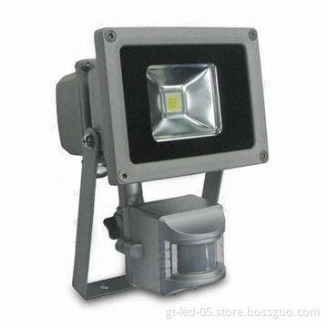 10W RGB LED Floodlight with Sensor and Remote Control